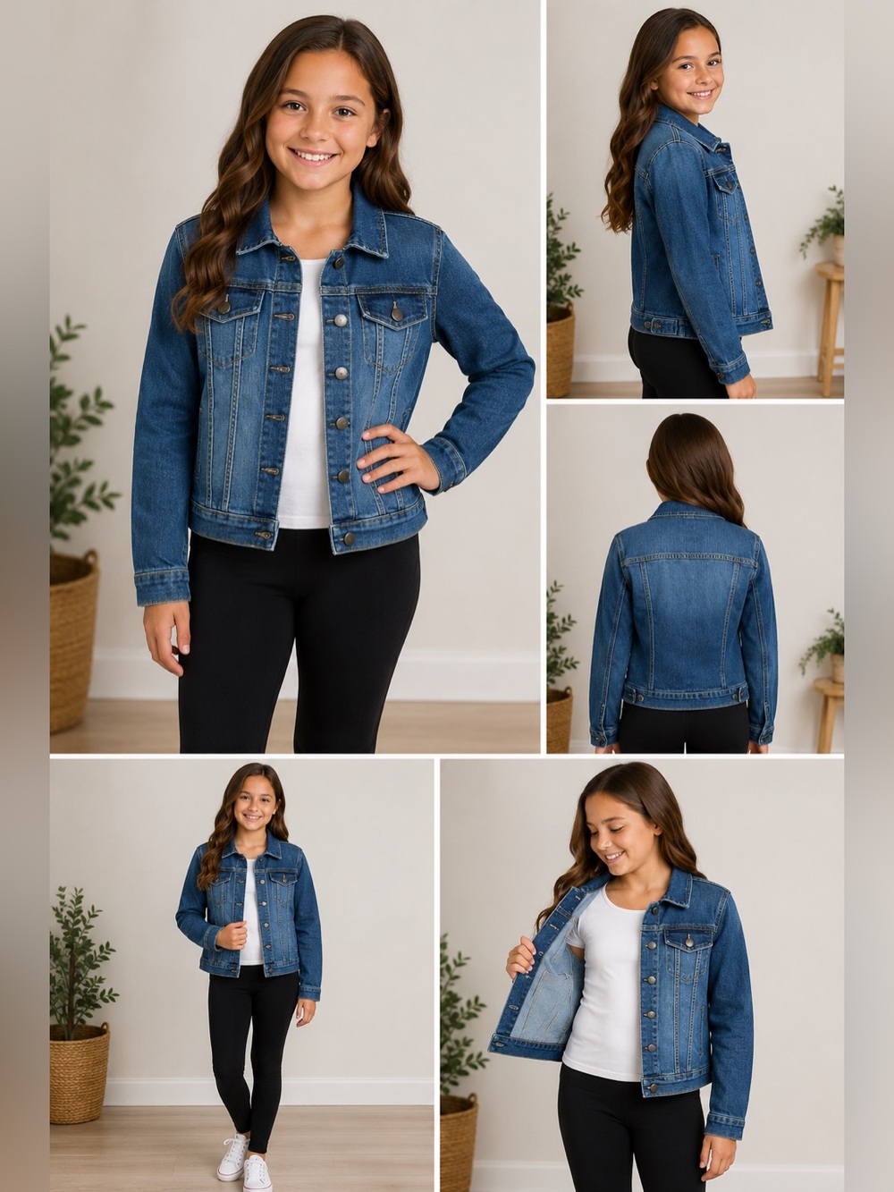The Children’s Place Girls Denim Jacket Size XL 14